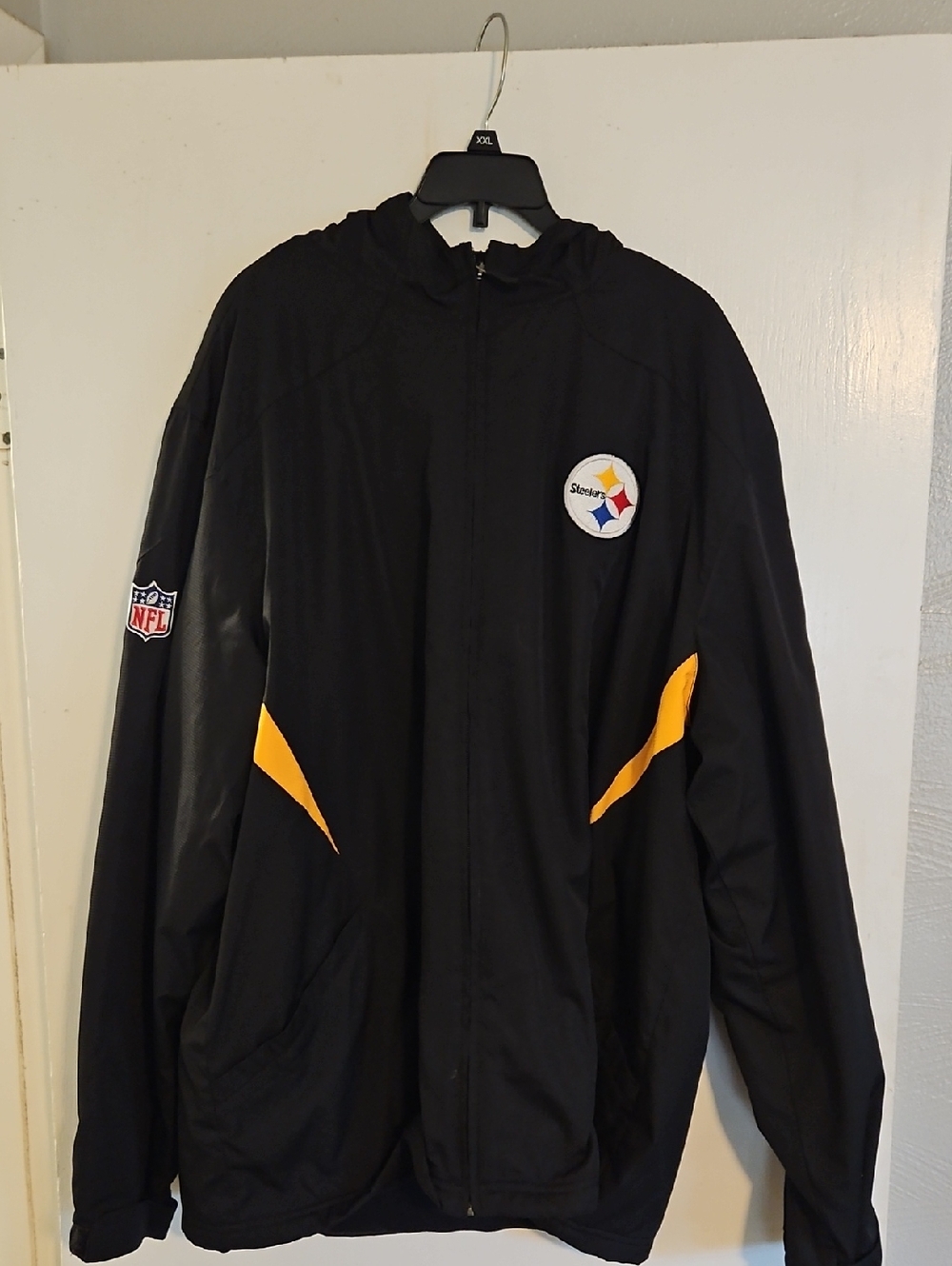 Pittsburgh Steelers Black & Gold Windbreaker Jacket